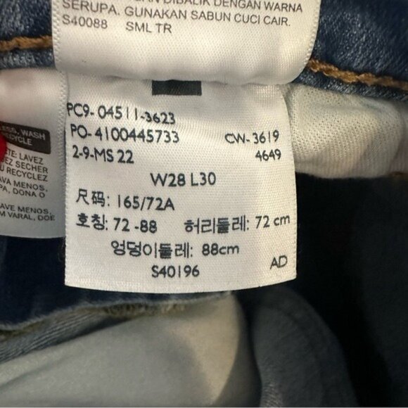 Levi’s 511 Women Straight Leg Jeans Medium Wash Size 28x30 Nomadcore Denim - Picture 8 of 12